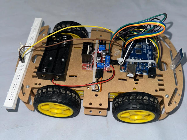 Bluetooth Controlled Arduino RC Car – 4WD Robotics Kit